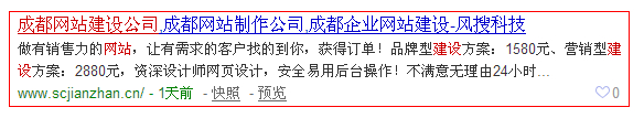 成都風搜科技網(wǎng)站建設